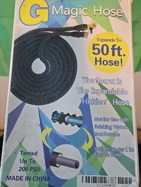 Expandable Garden Hose - Black